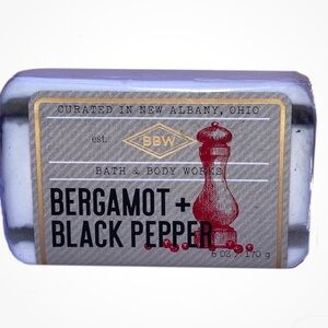 Bath & Body Works Bergamot & Black Pepper Soap RARE